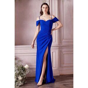 Cinderella CREPE OFF THE SHOULDER DRESS Multi Sizes KV1057